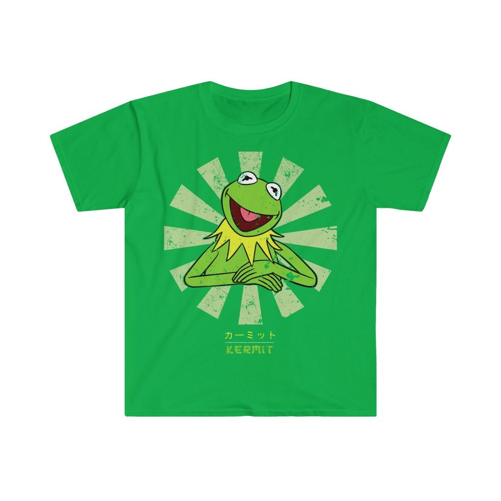 CottonCloud Maglietta Donna Con Rana Kermit: T-Shirt In Cotone Morbido, Vestibilità Aderente