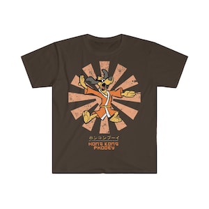 Hong Kong Phooey Retro camiseta de manga corta japonesa japonesa ajustada