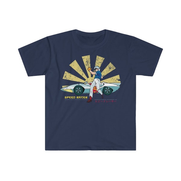 Speed Racer Retro Japanese Men's Fitted Short Sleeve Tee