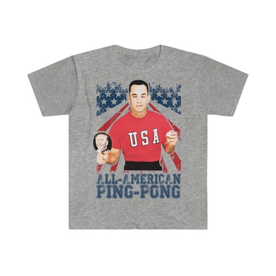 Forrest Gump All American Ping Pong Men's Fitted Short Sleeve Tee - Etsy