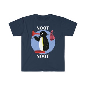 Pingu Noot Noot Men's Fitted Short Sleeve Tee