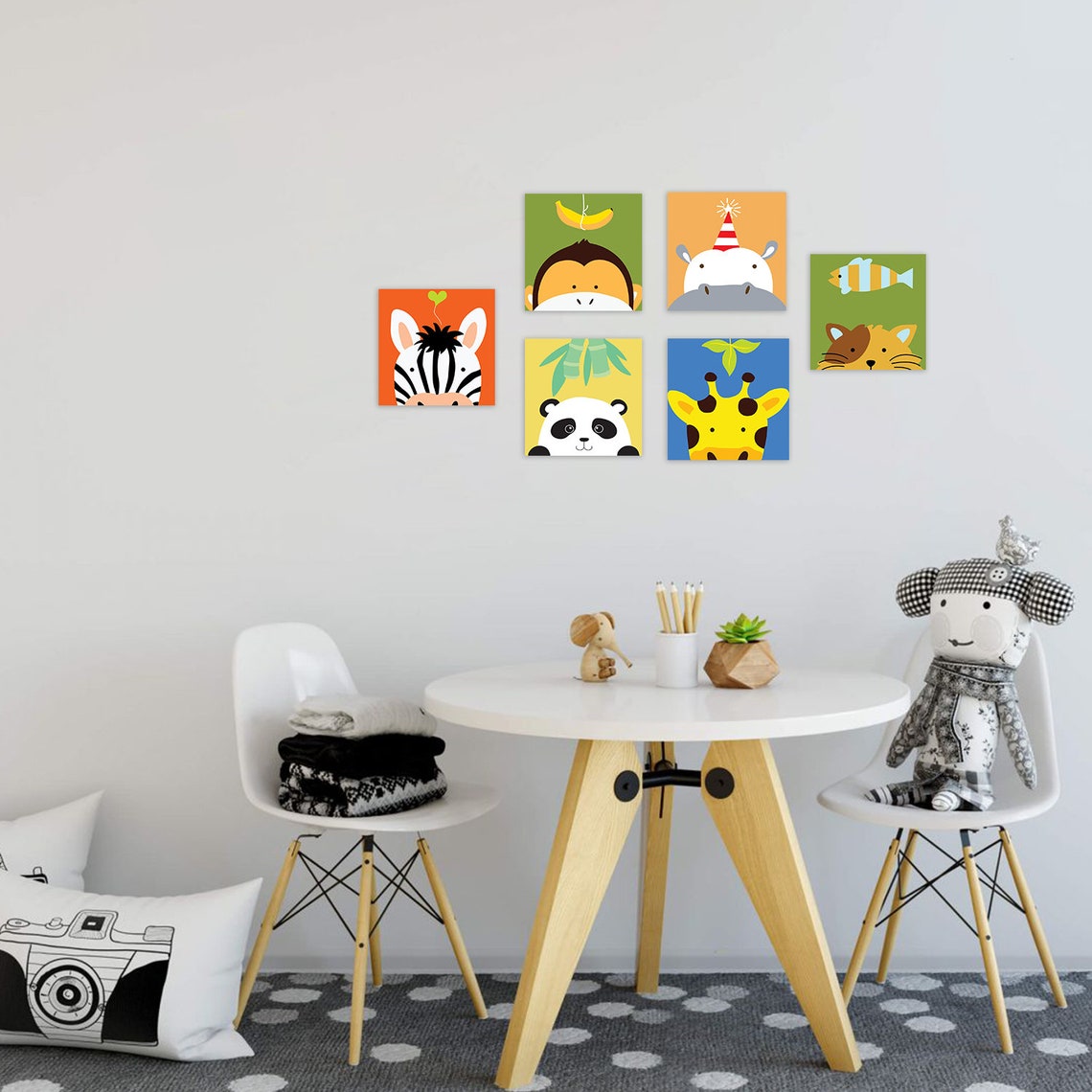 Paint by Numbers Canvas Kits for Kids Easy Pre Drawn Etsy