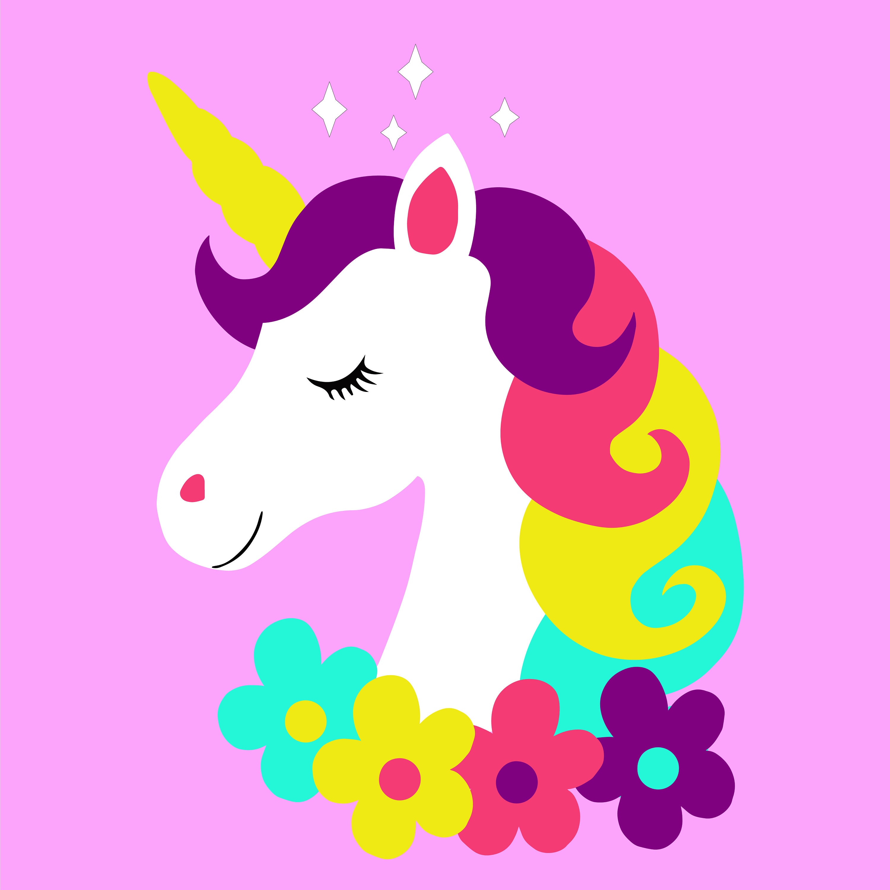 Unicorn Paint by Numbers Framed Kit 2pack for Kids Pre Drawn Etsy