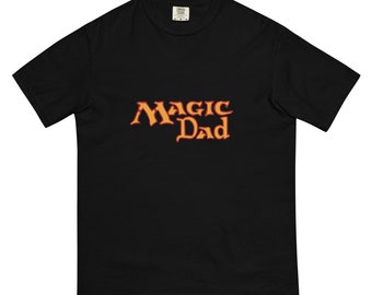 Magic Dad Magic the Gathering MTG vintagelogotyp dtg T-shirt Fars dag