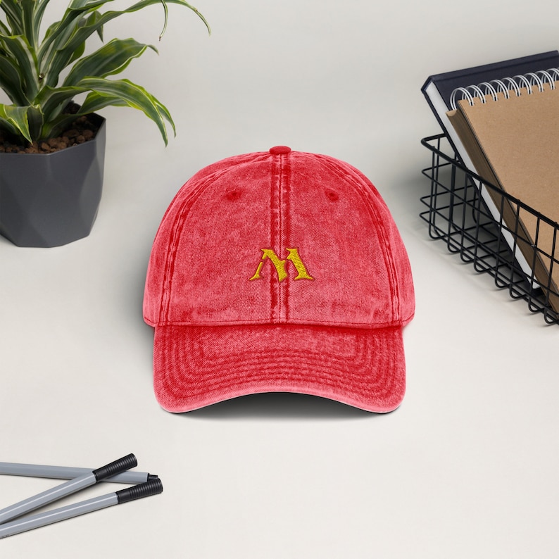Magic the Gathering MTG classic M logo embroidered dad hat