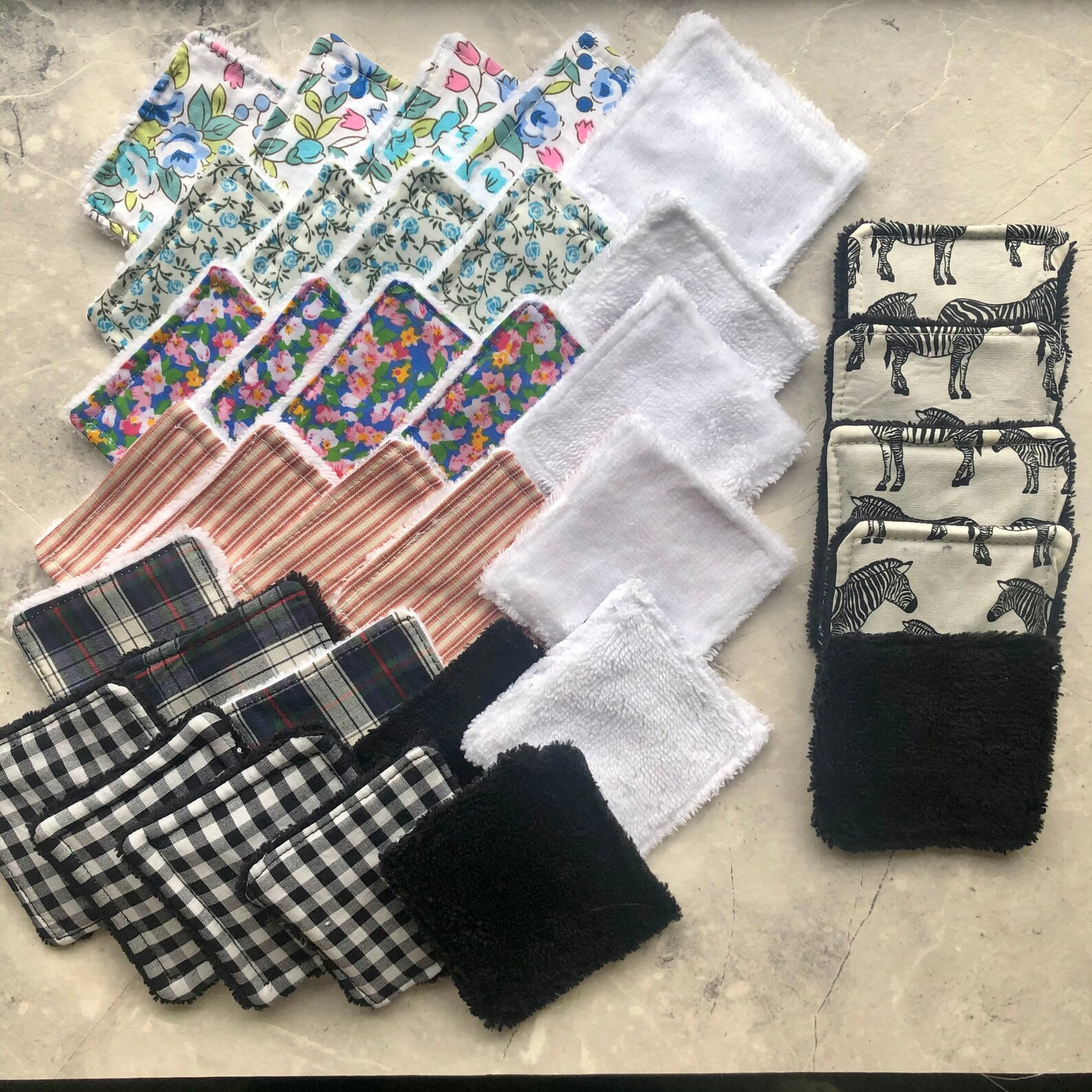 Reusable Luxury Bamboo Soft Cotton Face Cloths Etsy