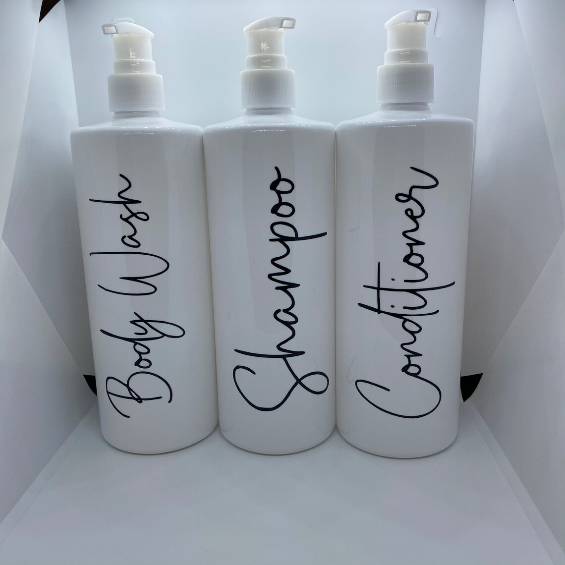 Refillable Bathroom Pump Bottles Etsy.de