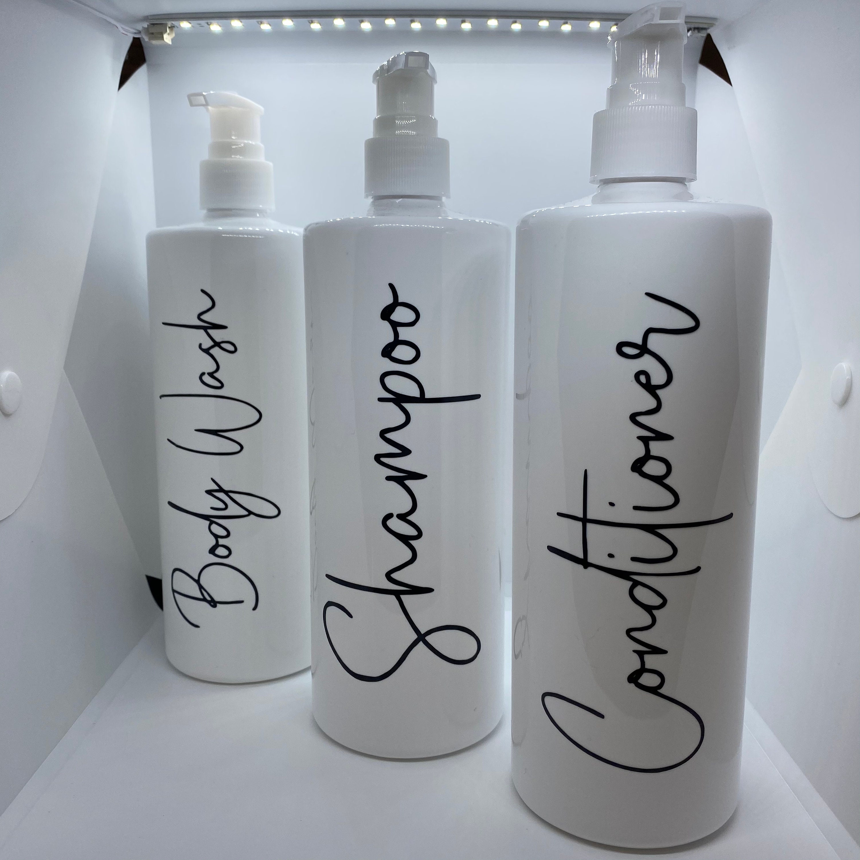 Refillable Bathroom Pump Bottles Etsy.de