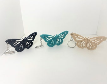 3D Printed Butterfly Keychain: Stylish Bag Charm, Perfect Gift Ideas for Women and Men, Ideal Girlfriend and Mom Gift