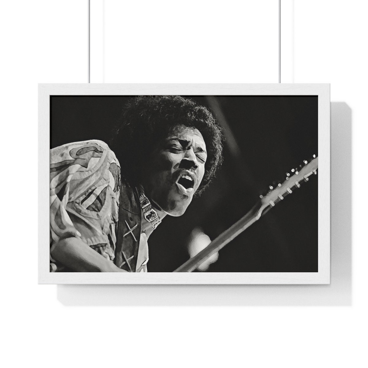 Jimi Hendrix Print Psychedelic Rock Hard Rock Blues the Jimi | Etsy