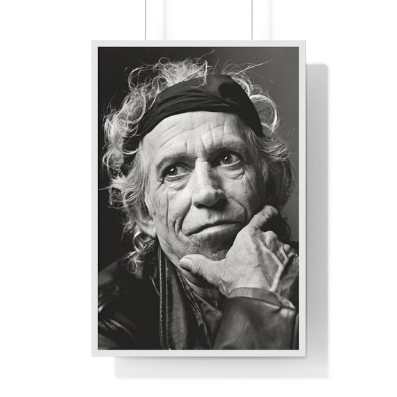 Keith Richards Drawing Print Rolling Stones Classic Rock - Etsy UK