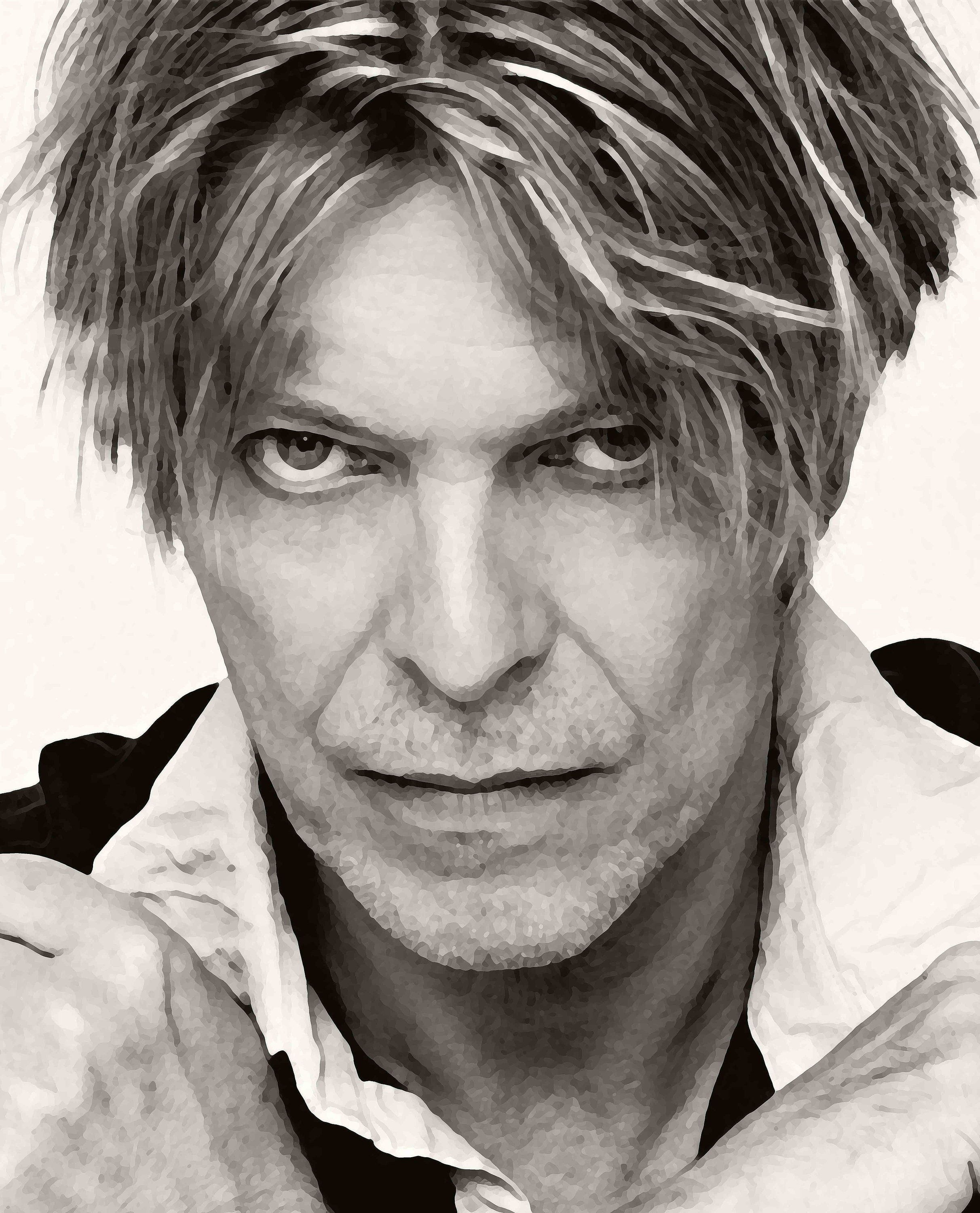 David Bowie Portrait Rock Music Legends David Bowie Print Etsy