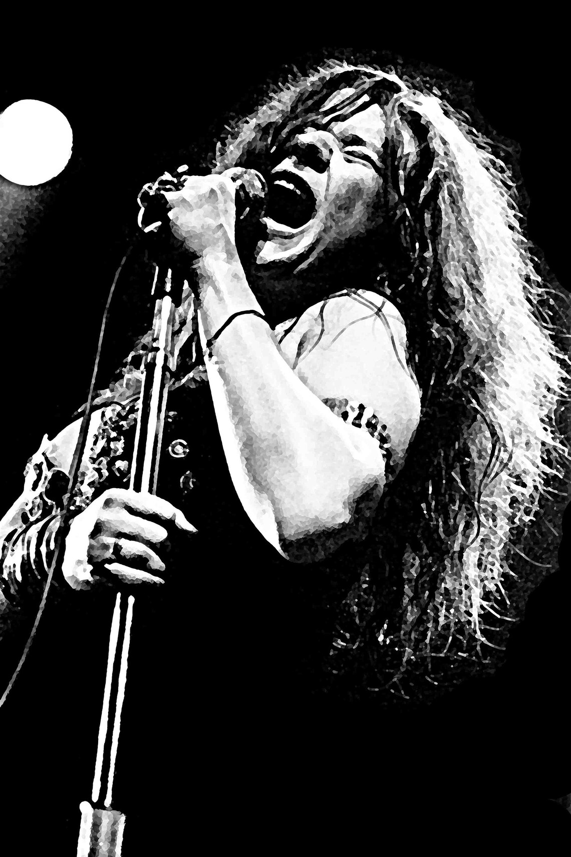 Janis Joplin Art Print Fillmore East 1969 Psychedelic Rock Etsy UK