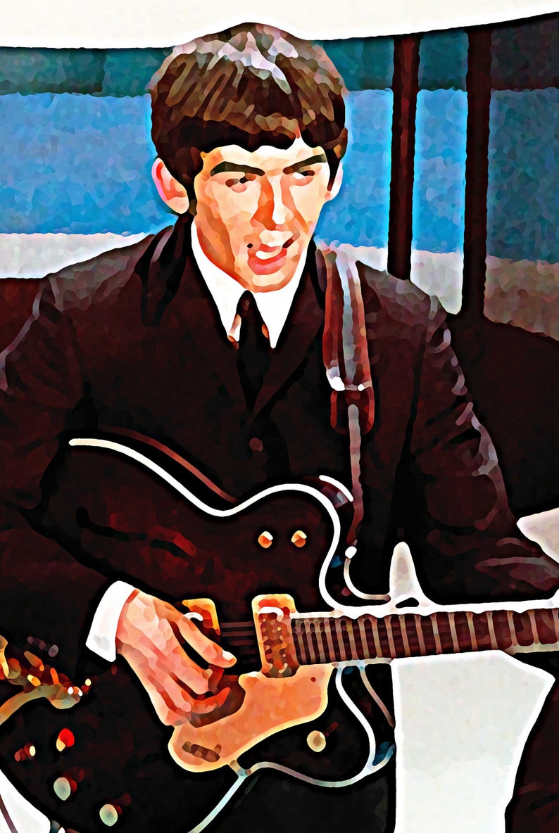 The Beatles Art Poster Ed Sullivan Show Beatles Print 60s ...