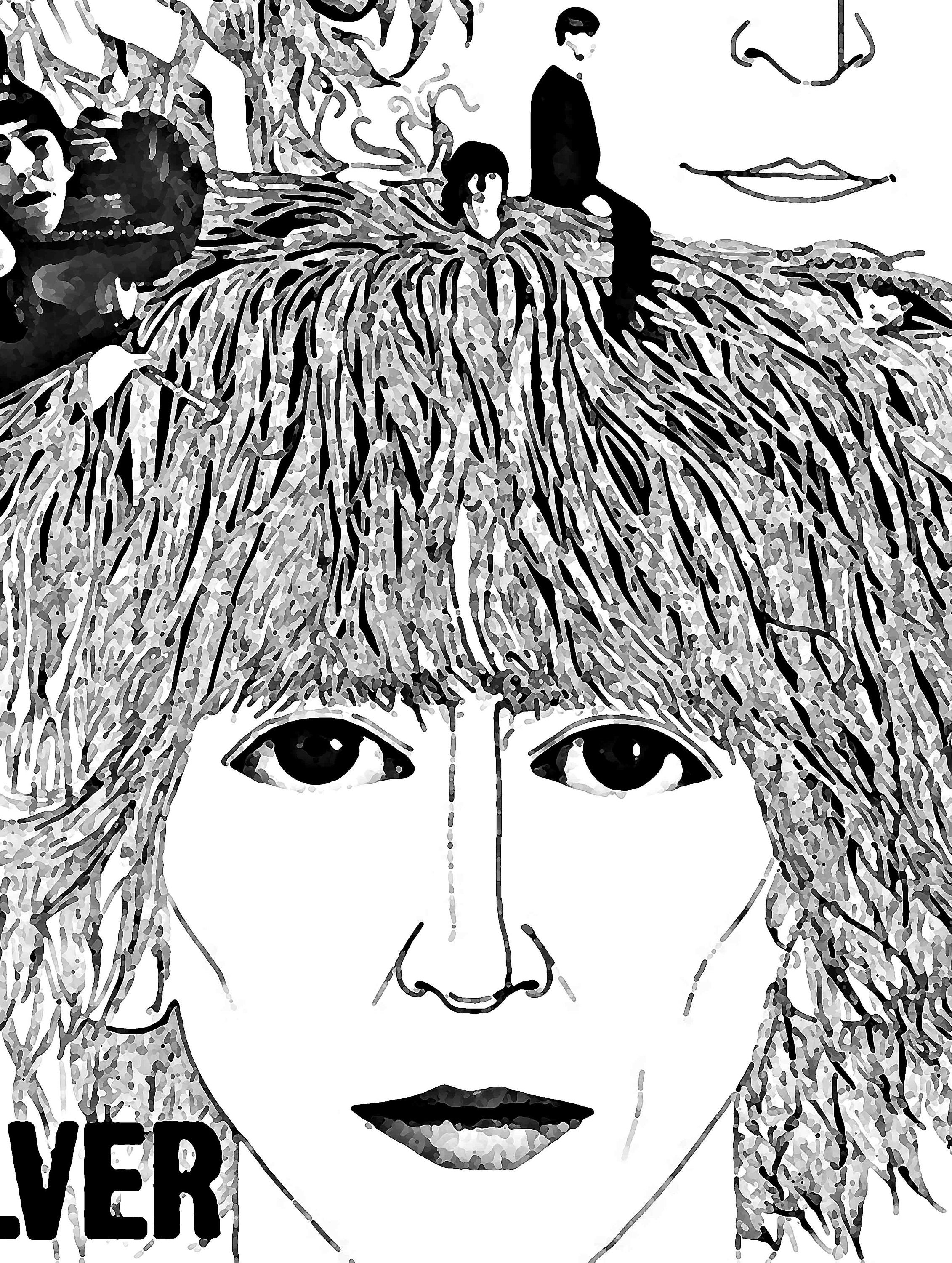 Beatles Revolver Cover Print Rock Pop Psychedelia Beatles - Etsy Israel Beatles Revolver Cover Print Rock Pop Psychedelia Beatles - Etsy Israel