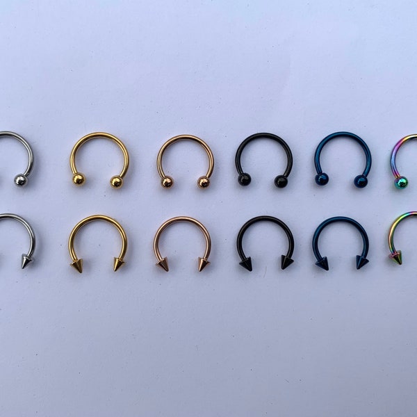 16 Gauge Surgical Steel Septum ring