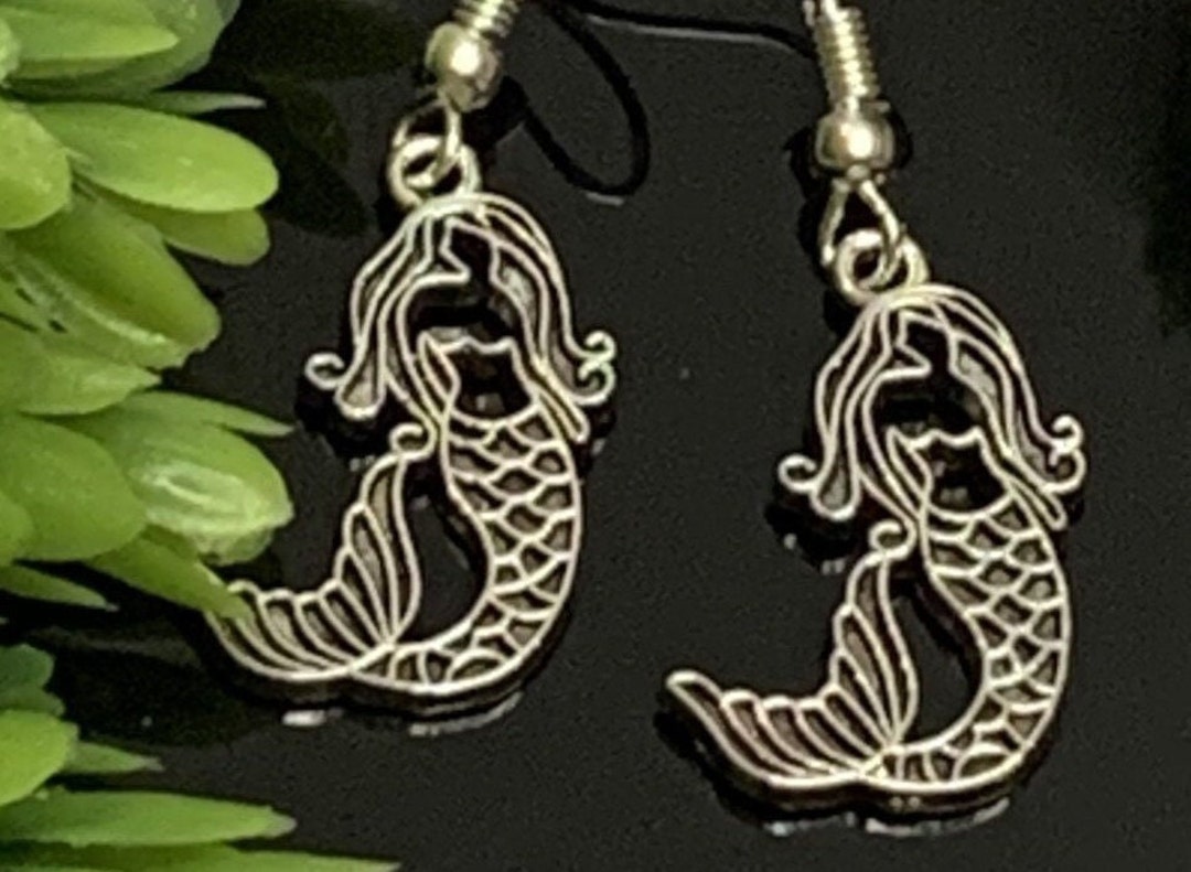 Mermaid Earring, Mermaid, Beach Jewelry, Gift, Fun Jewelry, Unique