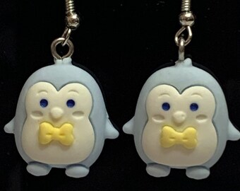 Penguin Earring, Penguin, Dangle Earring, Unique Earrings, Animal Earring, Unique Jewelry, Fun Earring, Novelty Earring, Silly Earring, Gift