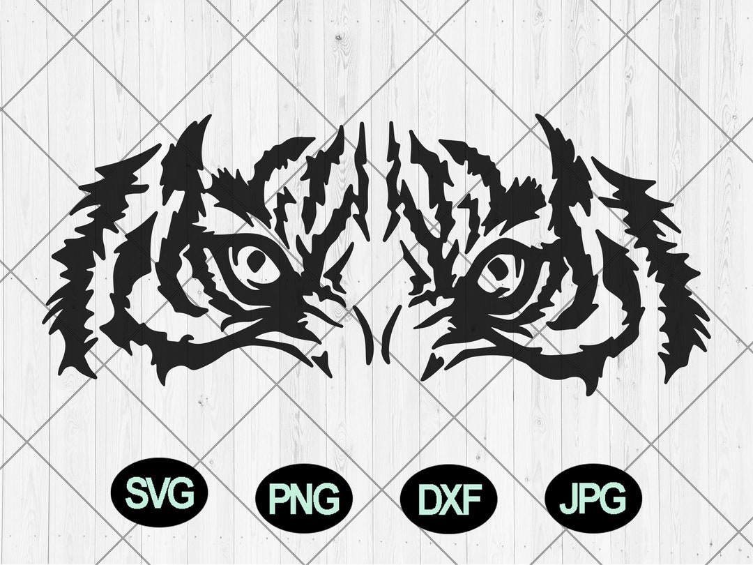 Tribal Eyes Digital Download. SVG PNG and Jpeg (Download Now