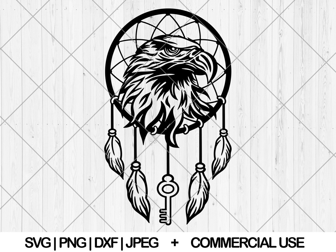Eagle Dream Catcher Svg Indian Dream Catcher Svg Dxf Png - Etsy