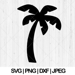 Palm tree svg, Little palm tree svg, dxf, png, jpg, Cute palm tree svg, Tropical palm tree svg, Summer palm tree svg, Instant Download