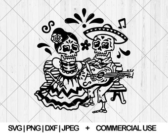 Day of the dead svg, Sugar skull svg, dxf, png, jpg, Mexican skull svg, Cinco de mayo svg, Halloween skeleton party svg, Instant Download