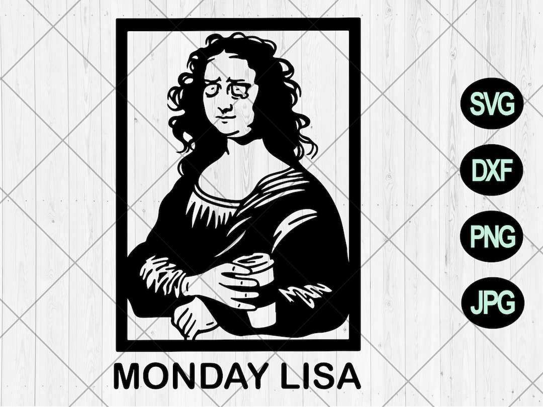 その他 Coffee Break Drawing of Mona Lisa Coffee Art, Mona Latte, Painted Using Only Coffee, Drinking