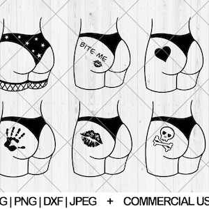 Booty svg bundle, Butt svg, dxf, png, jpg, butt painting svg, Ass svg bundle, Bite me svg, Hand on butt svg, Body paint svg,Instant Download