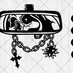 Grim reaper svg, Dont look back svg, dxf, png, jpg, Grim reaper death svg, Horror death svg, Car window scene svg,skull svg,Instant Download