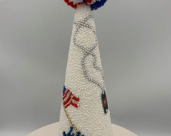 Iwo Jima Marines Raising the Flag Rhinestone Holiday Decor