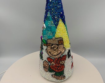 Charlie & Lucy Christmas Rhinestone Holiday Tabletop Decor