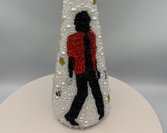 Tribute to Michael Jackson Rhinestone Holiday Decor
