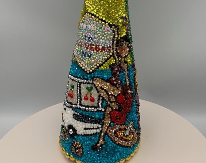 Sale! Sale! Sale! Viva Las Vegas Rhinestone Holiday Tabletop Deco