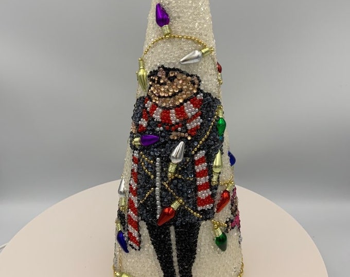 Happy Holidays from Gru, Margo, Edith and Agnes Rhinestone Holiday Decor