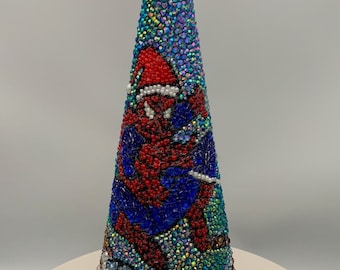 Spiderman Rhinestone Holiday Tabletop Decor