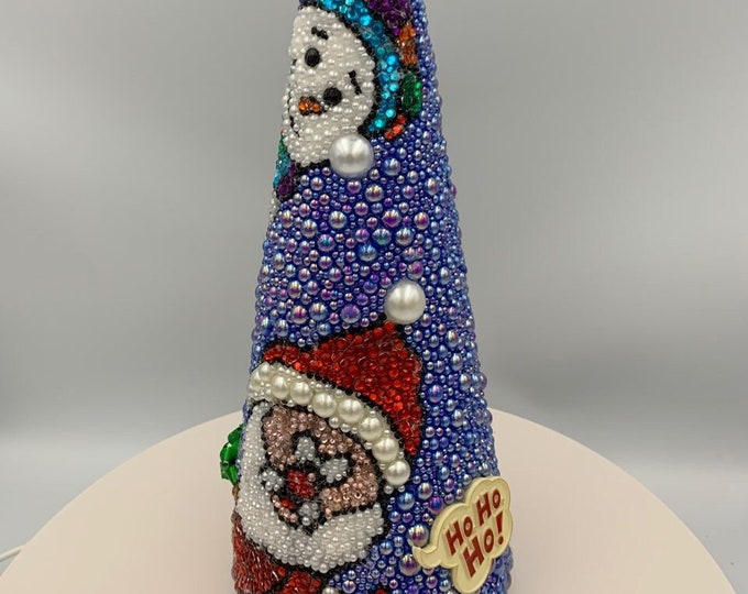 Sale! Sale! Sale! Santa and Friends Rhinestone Holiday Decor