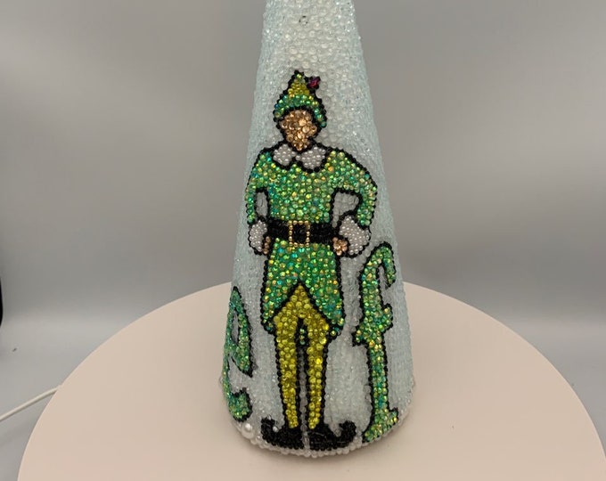 Buddy the Elf Rhinestone Holiday Tabletop Tree Decor