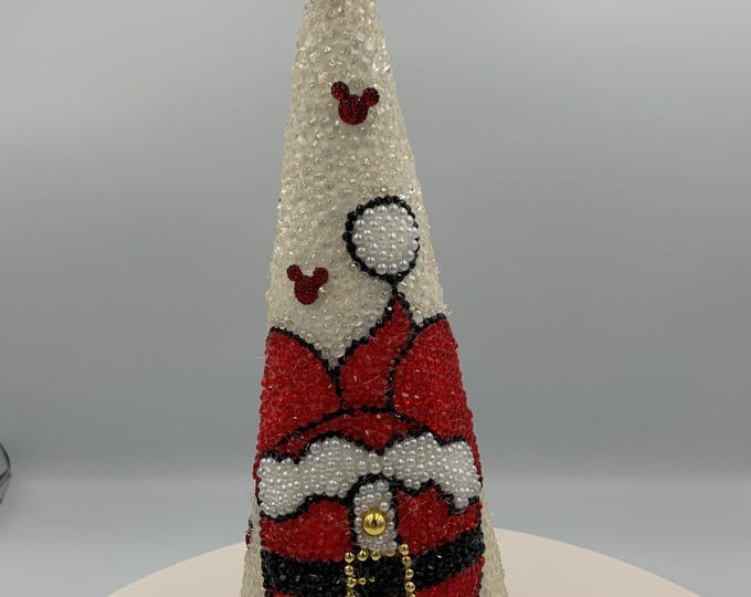 Mickey Ears Silhouette 9" Rhinestone Tabletop Tree Ornament