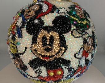 Mickey Mouse Giant Rhinestone Ornament Ball