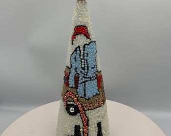 Lampoon Christmas Crazy Cousin Eddy Rhinestone 9" Tabletop Tree