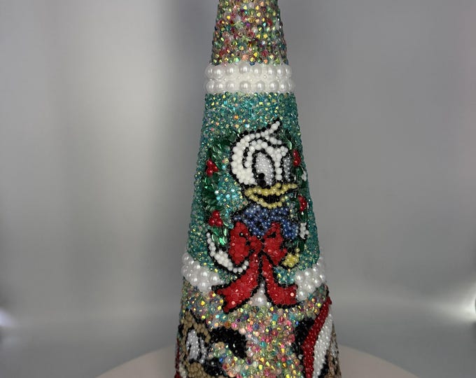 Baby Mickey and Friends Rhinestone Tabletop Christmas Tree