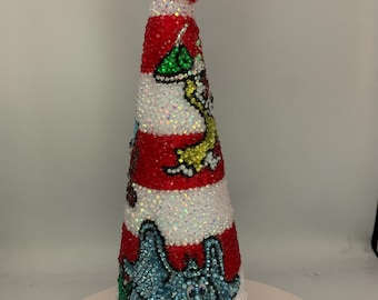 Seuss Characters Rhinestone Christmas Tabletop Tree