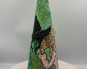 What a Wicked Halloween Tabletop Rhinestone Tree