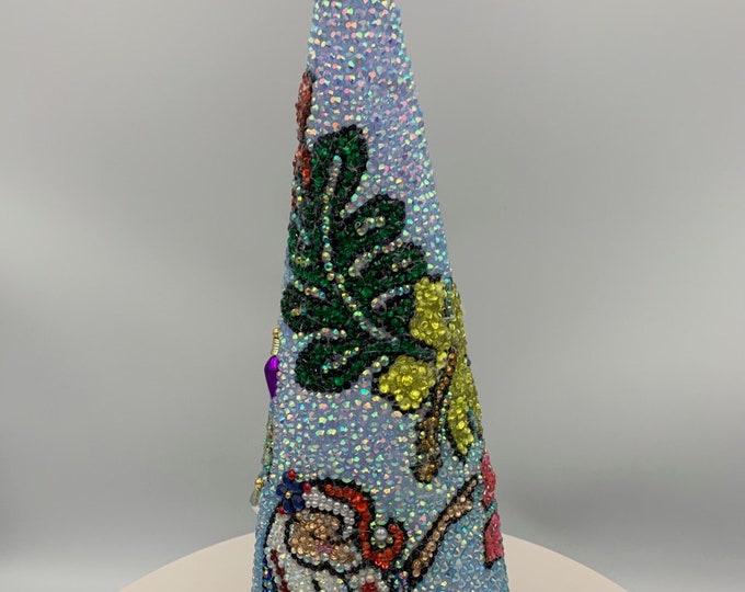 Aloha Christmas Hawaiian Santa Rhinestone Holiday Decor