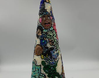 Christmas with ALL the Pixar Cartoon Characters! Rhinestone Tabletop Christmas Tree