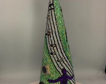 Tribute to Legendary Rockers Rhinestone Tabletop Christmas Tree