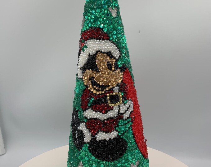 SALE! Classic Mickey Mouse Rhinestone Table Top Tree