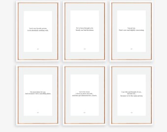 Funny Friendship Card Bundle Printable, Best Friend Card Set, 5x7 Minimalist Cards, Quote Prints, Just Because Cards, Digital Download