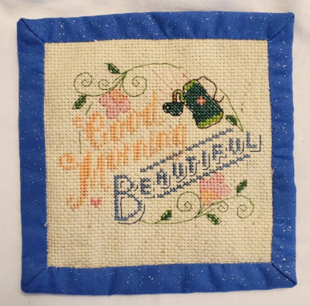 Mug Rug--good Morning Beautiful - Etsy
