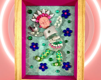 Lake Erie Beach Glass Art: Mixed Media Bead Pictures